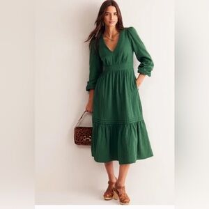 BODEN Double Cloth Eve Maxi Dress